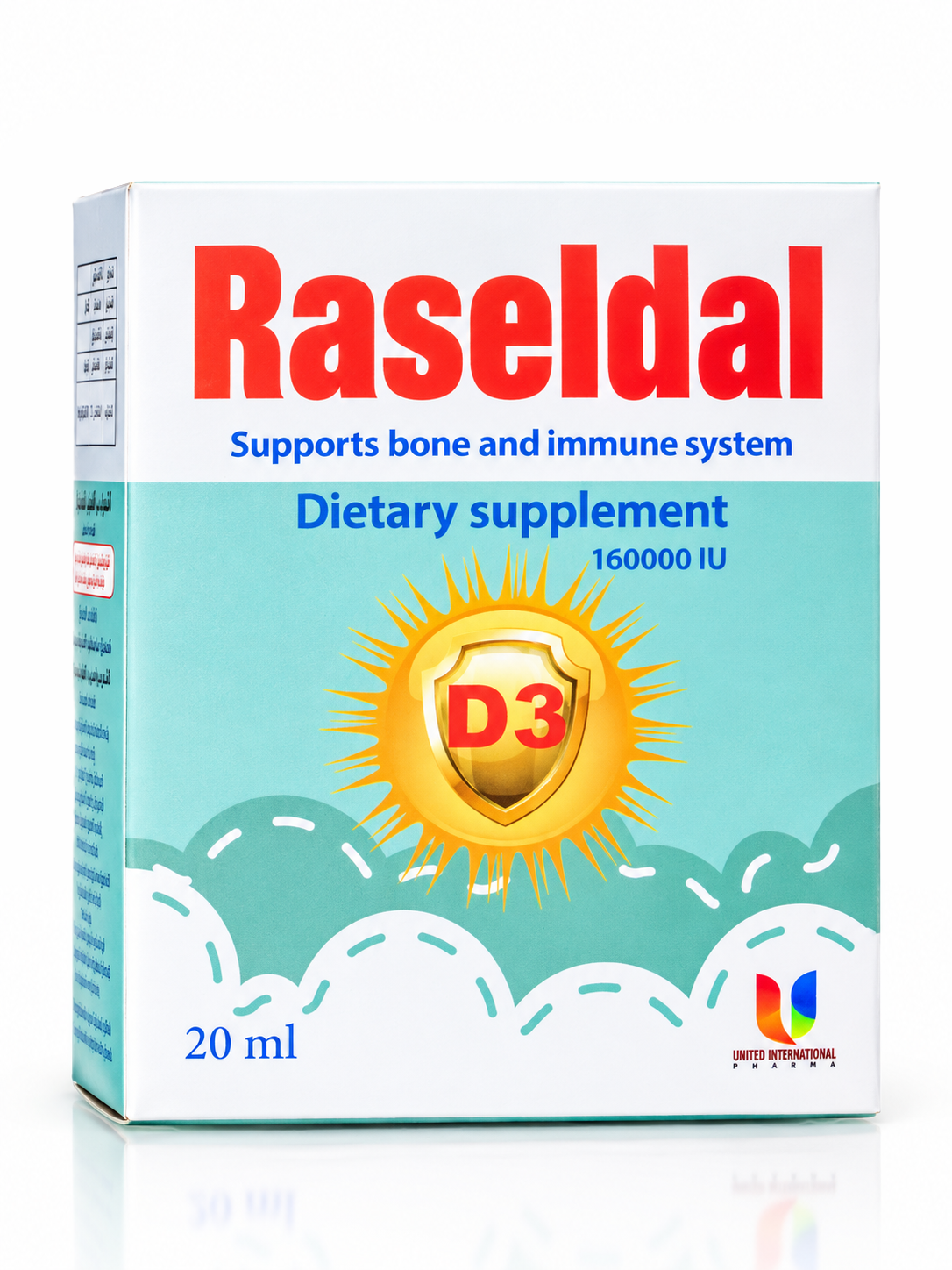 Raseldal D3 Supplement Packaging